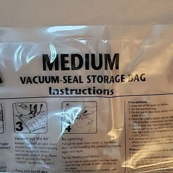 Space Bag Medium Vacuum-Seal Storage Bag Without Box - Picture 3 of 3